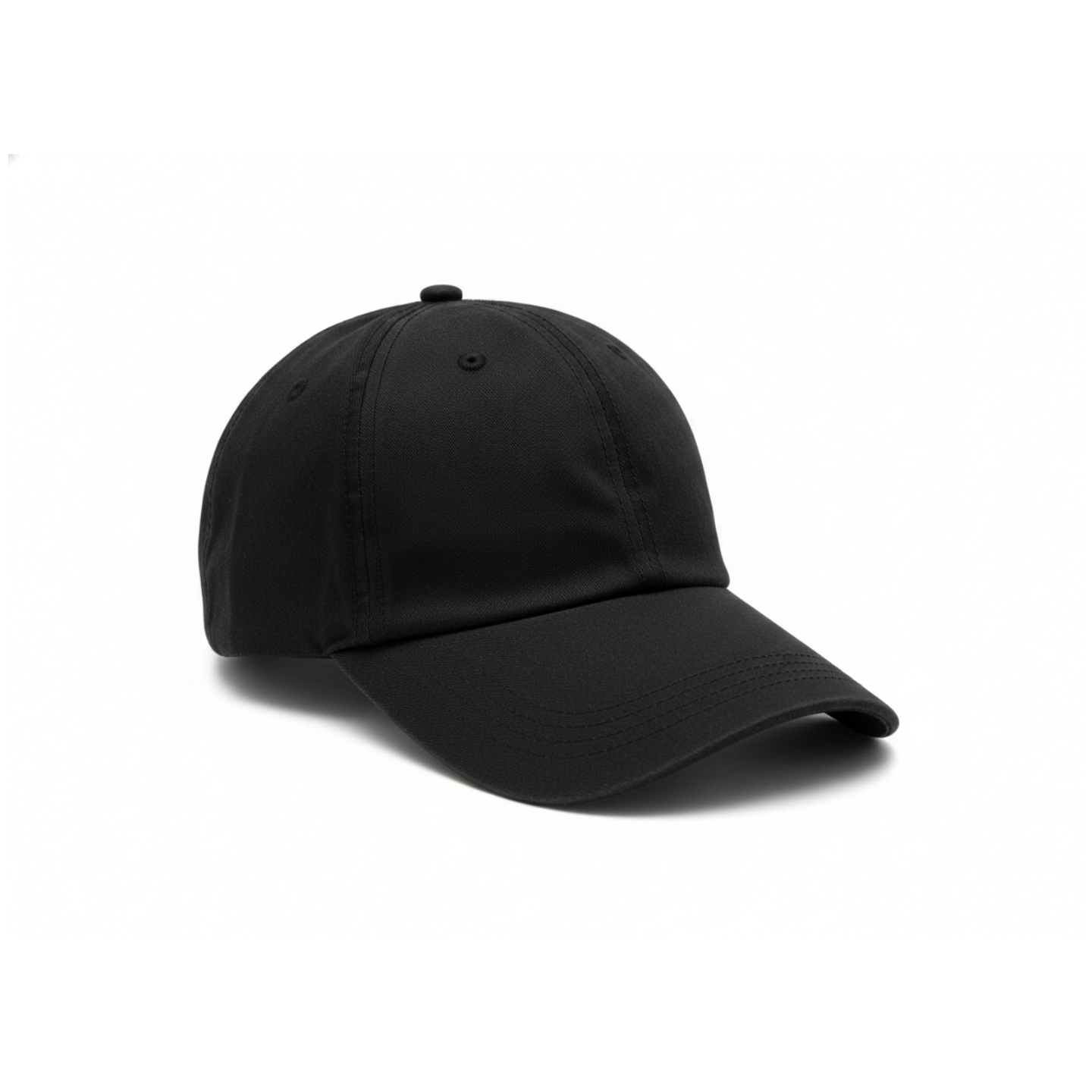 Essential Matte Black Baseball Cap