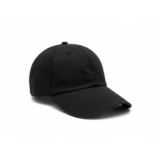 Essential Matte Black Baseball Cap