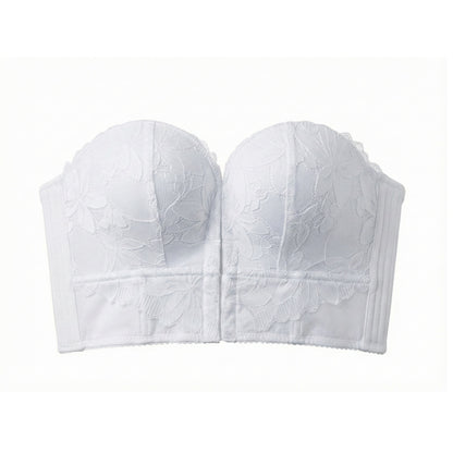 Strapless Padded Longline Bra with Multi-Hook Back