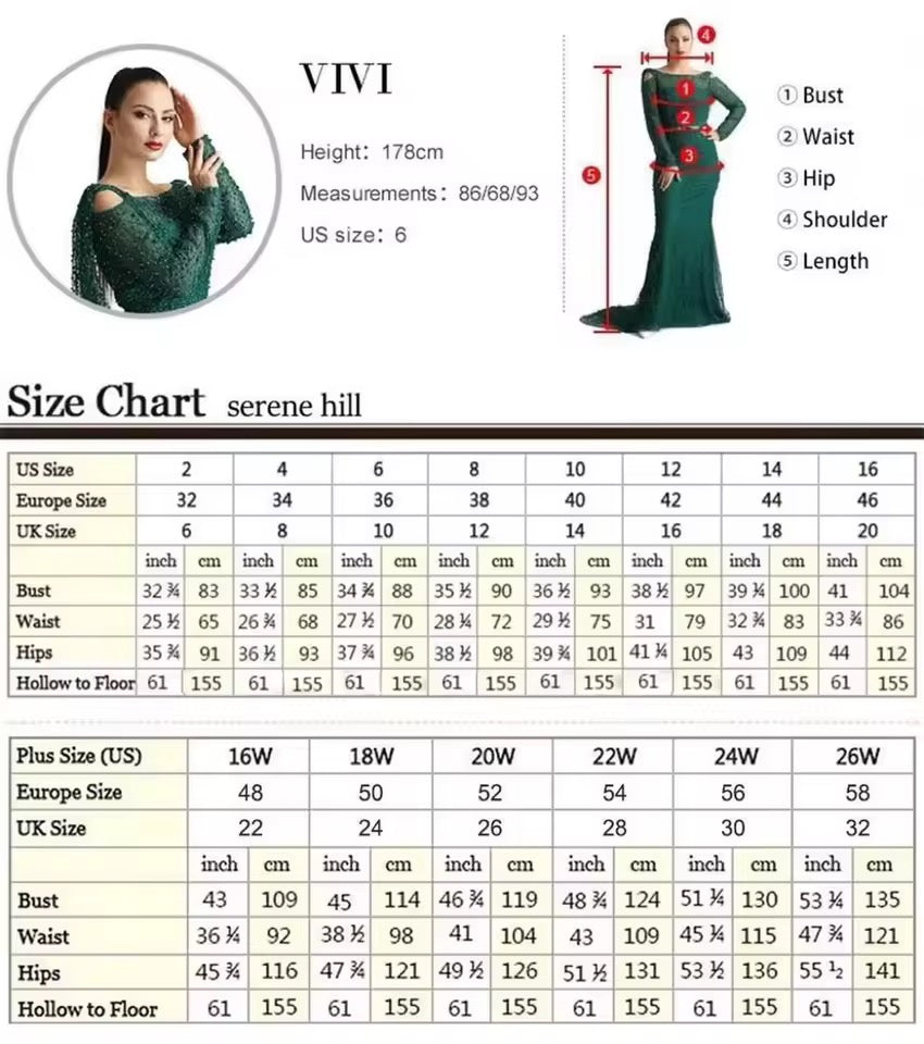 Luxury Silver Crystal Beaded Long Sleeve Evening Dress LA73167B
