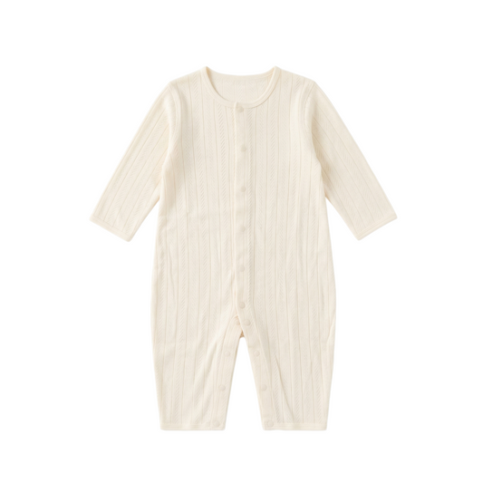 Classic Pointelle Baby Romper