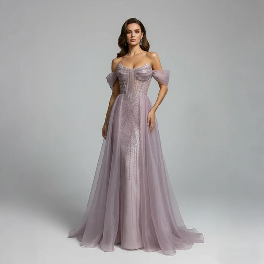 Wasisi Arabic Luxury Beaded Mermaid Evening Dresses LA73454