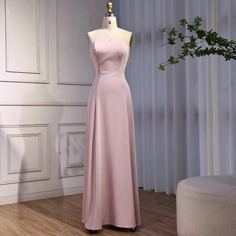 Elegant Blue High Neck Evening Dress with Crystals and Long Cape LA73068