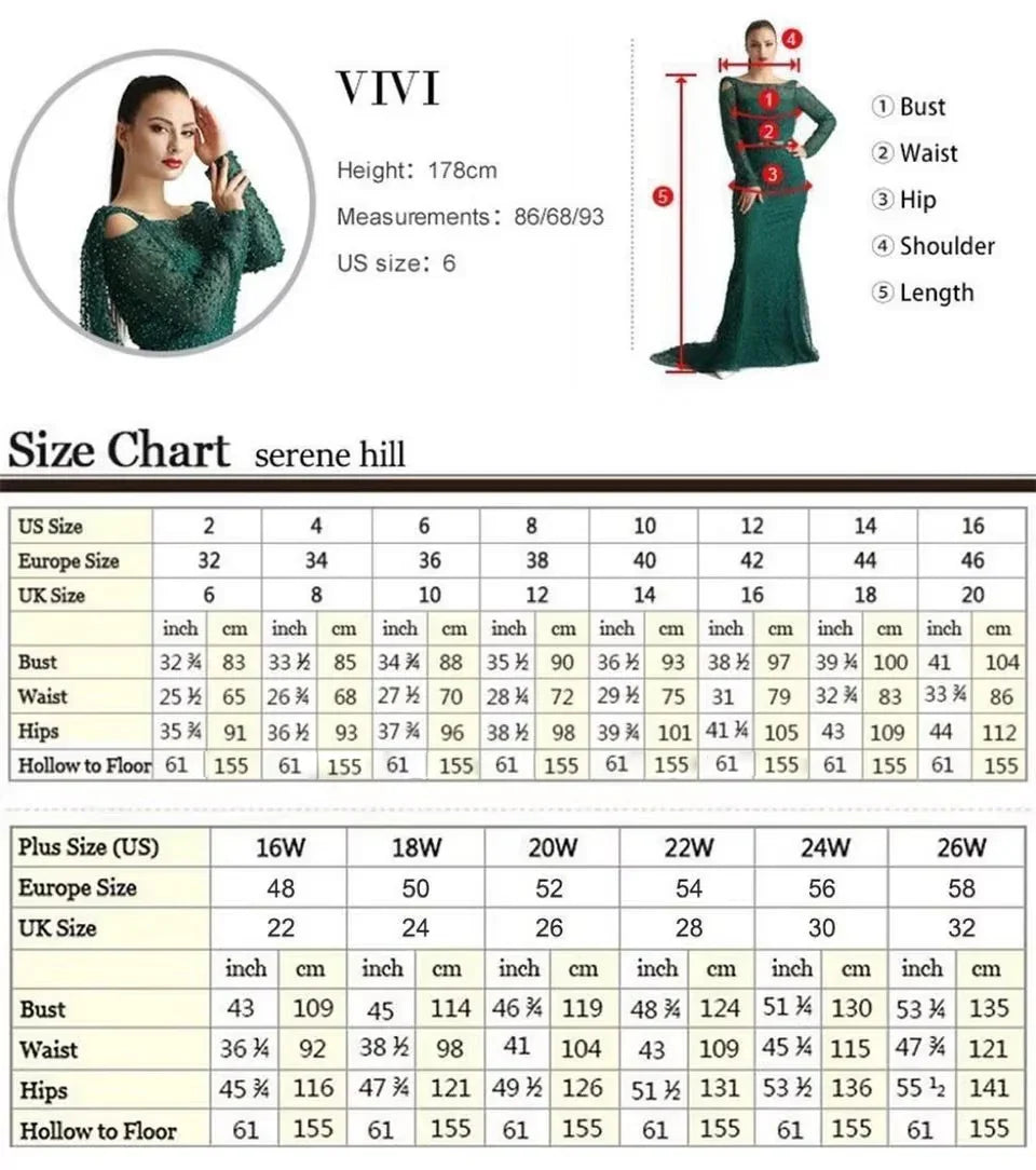 Modest Luxury Caramel Beaded Long Sleeve Evening Dress LA72569A