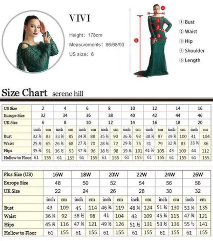Luxury Dubai Crystal Mermaid Evening Dress with Skirt LA73220