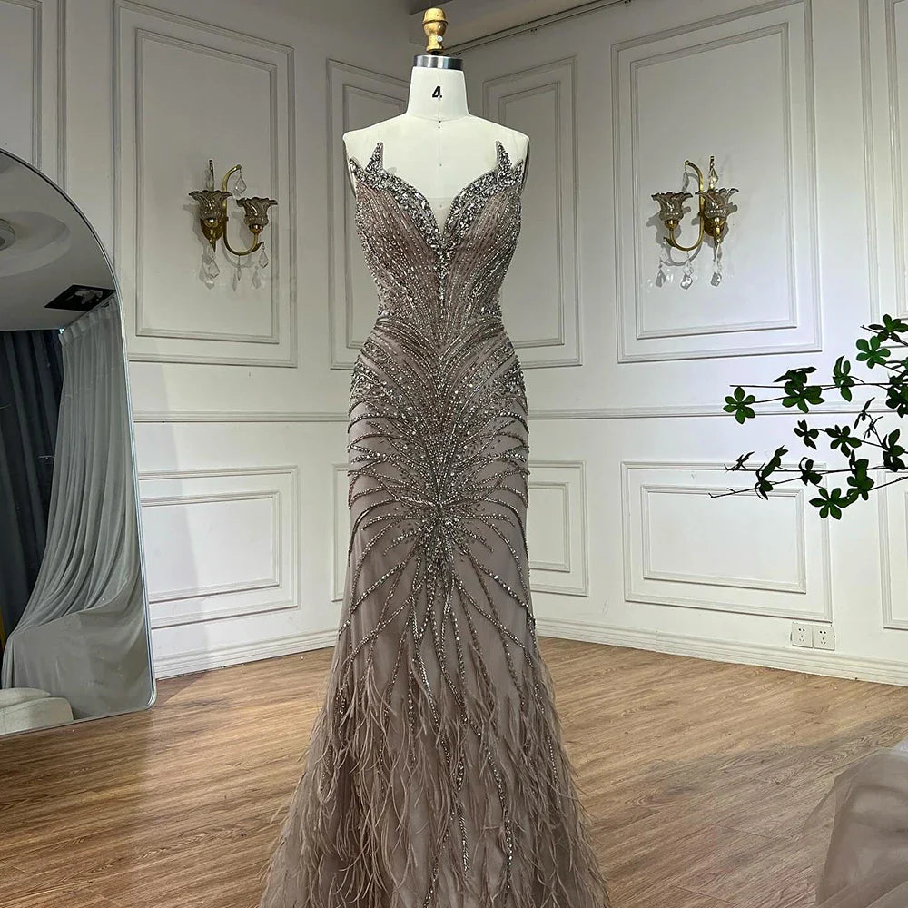 Luxury Designer Evening Dresses Mermaid Gowns for Formal Occasion LA72882