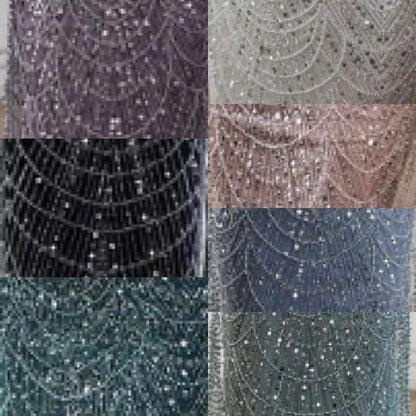 Luxury Modest Sage Green Evening Dress with Pearls LA72032B